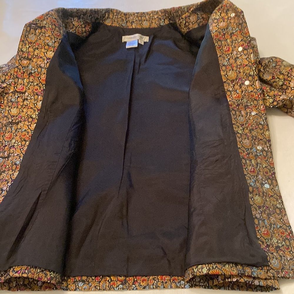 Coldwater Creek Jacket Brocade Jacket - image 7